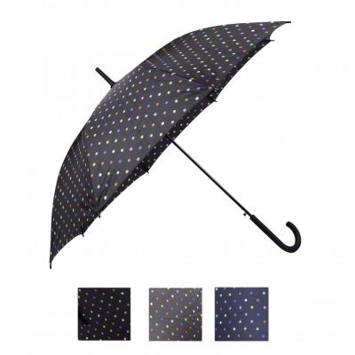Автоматичен чадър Apollo dots, 120cm, 8секц,асорти