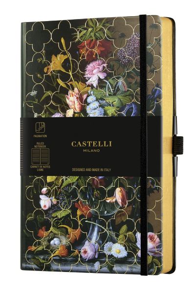 Бележник Castelli Vintage, 13x21cm, линиран, Peony