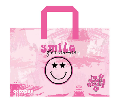 Текстилна чанта Octopus, за блок No5, Smile