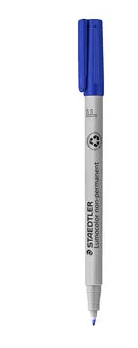 Неперманентен маркер Staedtler Lumocolor 316 F, син
