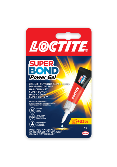 Секундно лепило Loctite Super Attak Power Gel, 3g
