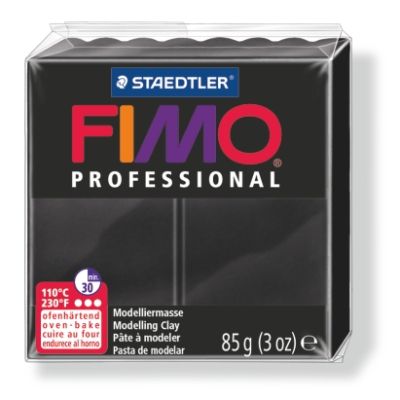 Полимерна глина Staedtler Fimo Prof,85g, черен 9