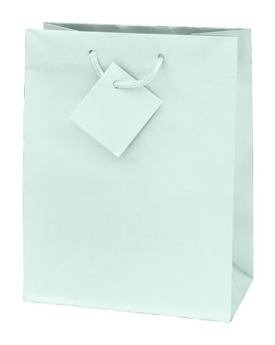 Подаръчна торбичка Mat Medium, бяла
