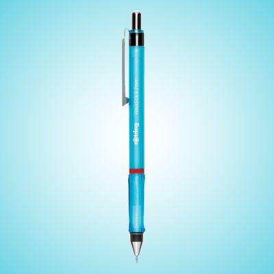 Комплект Rotring Visuclick автоматичен молив, гума, графити, син 0,7