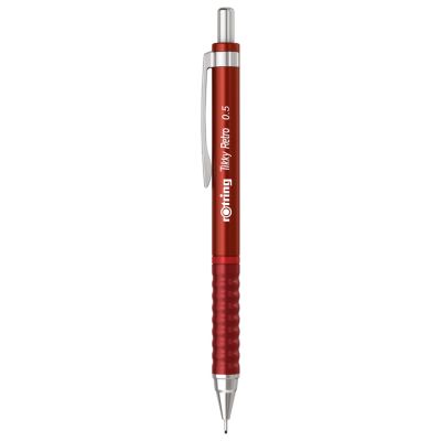 Автоматичен молив Rotring Tikky Retro, 0.5mm, червен