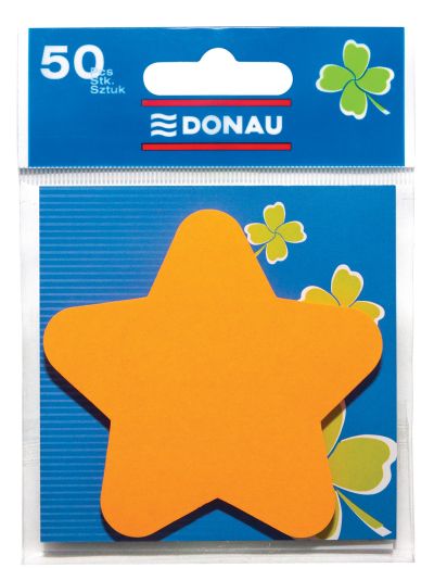 Куб Donau самозалепващи листчета 50л, звезда