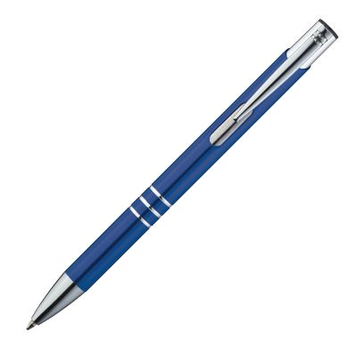 Метална химикалка, синя