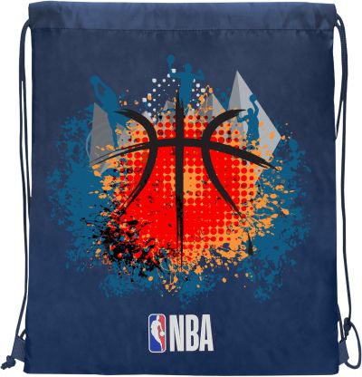 Чанта за спорт NBA, 35x44 cm, синя