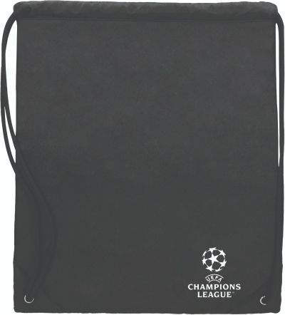 Чанта за спорт UEFA, 34x43cm, черна