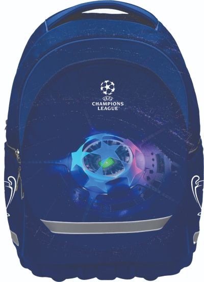 Ергономична раница UEFA, 31х17х45 cm, синя