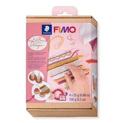 Комплект глина Staedtler Fimo, 4 х 25g, KNIT