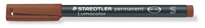 Маркер Staedtler Lumocolor 313 OHP S, кафяв