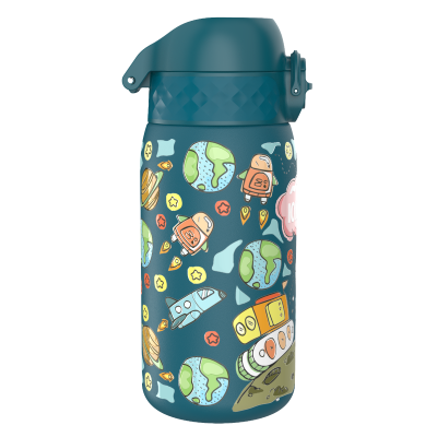 Бутилка за вода Ion8 Print, мет, 400ml, Space