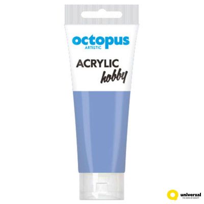 Акрилна боя Octopus Hobby, в тубичка 75ml, пастелно лилав