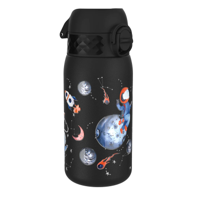 Бутилка за вода Ion8 Print, метална, 400ml, Space