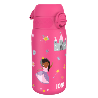 Бут. за вода Ion8 Print, метална, 400ml, Princess