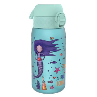 Бутилка за вода Ion8 Print, рециклирана пластмаса, 350ml,Mermaids