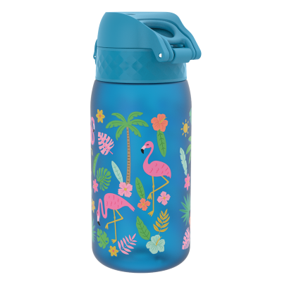 Бут. за вода Ion8 Print, рециклирана пластмаса, 350ml, Flamingos