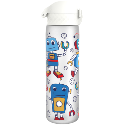 Бутилка  за вода Ion8 Print,рециклирана пластмаса,500ml, Robots