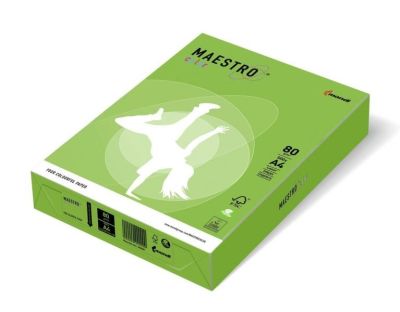 Картон Maestro Color MA42, А4 160g оп250, зелен