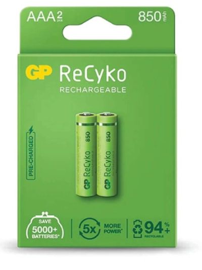 Батерия акум.GP R03, AAA, 1.2V, NiMH,оп.2, 850mAh