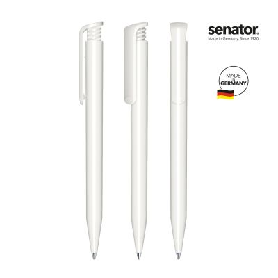 Химикалка Senator Super-Hit Polished 2883, бял/бял