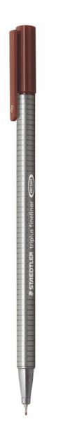 Тънкописец Staedtler Triplus 334, кафяв 77