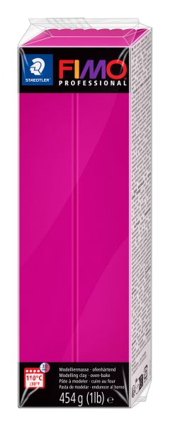 Полимерна глина Staedtler Fimo Prof, 454 g, магента