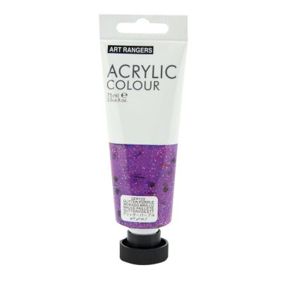 Акрилна боя Art Ranger, в тубичка 75 ml, брокатено лилав