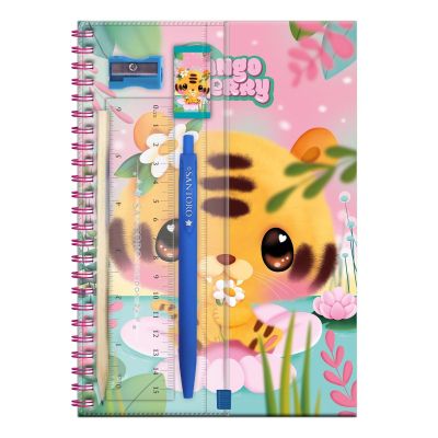 Комплект Bangoberry Stationery, 6 части, Tiggy Tiger