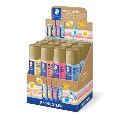 Сухо лепило Staedtler Noris Jumbo 960, 20g, асорти