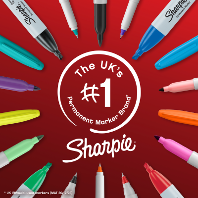 Комплект перманентни маркери Sharpie Seasonal, F, 24 цвята