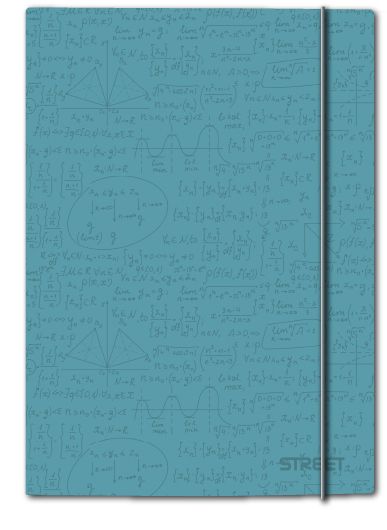 Папка с ластик Street Math A4, 1 cm