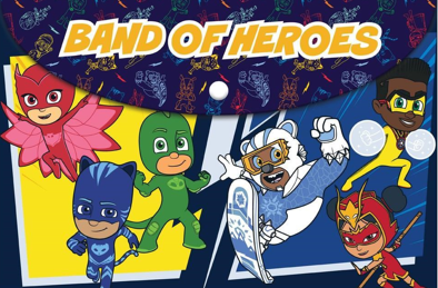 Папка с копче, А4, PJ Masks