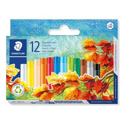 Маслени пастели Staedtler NC 241, 12 цвята