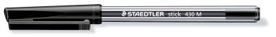 Химикалка Staedtler Stick 430 М, черна