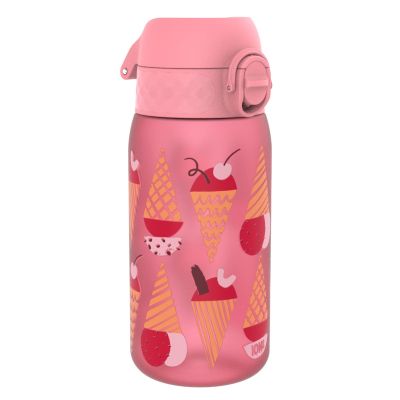 Бутилка за вода Ion8 Print, рециклирана пластмаса, 350ml, СЛАДОЛЕД