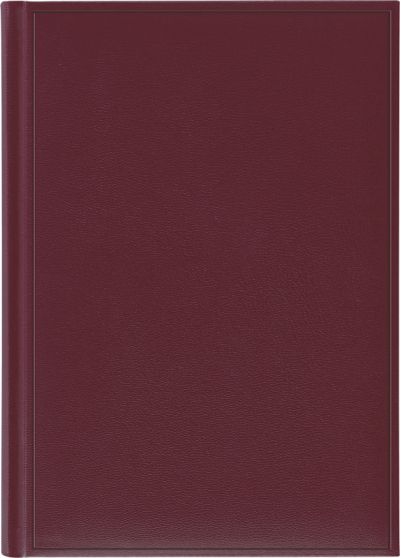 Календар-бележник Lediberg Balacron 894 А5, 2026, бордо
