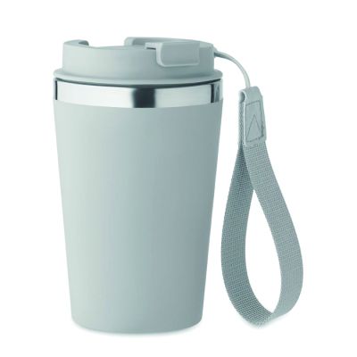 Чаша Topaz, с капак, двустенна, 350ml, СИВ