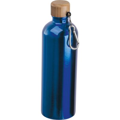 Метална бутилка за вода, 750ml, синя