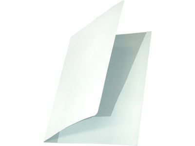 Папка-джоб бяла с печат