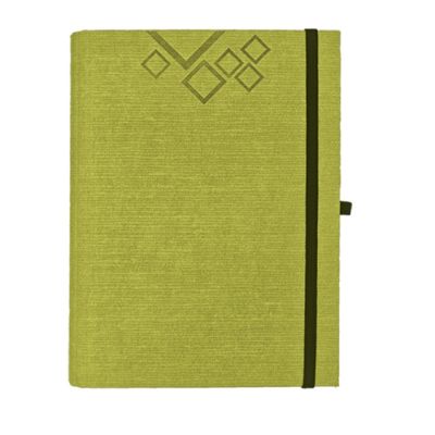 Бележник със скрита спирала Bamboa, без дати, зелен