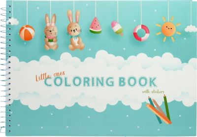 Книжка за оцветяване, А4, 51 стр., Little one