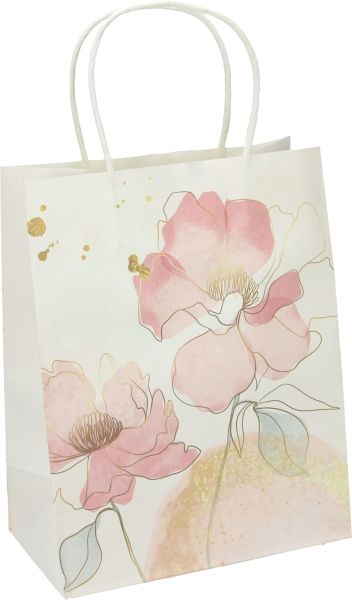 Подаръчна торб. Eco Special Medium Flowers, 18x23x10cm