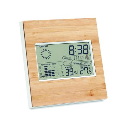 Настолен часовник с термометър и хигрометър