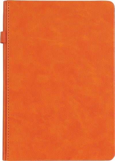 Бележник Ponte A5, линиран, 192 страници , ОРАНЖЕВ
