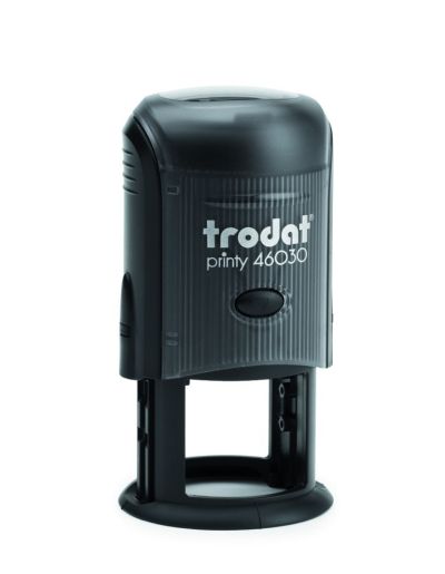 Печат Trodat Printy, диаметър 25mm, кръгъл, син