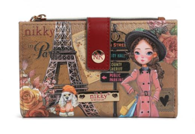 Портфейл Nikky, 15.2x8.9x1.3 cm, Emily goes Paris
