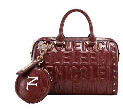 Чанта Nicole Lee, 22.2x7.6x11.4 cm, БОРДО