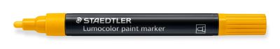 Маркер Staedtler Lumocolor Paint 349, акрилен, ТЪМНО ЖЪЛТ
